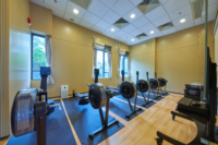 The newly developed Fitness Room 2 in the College hostel